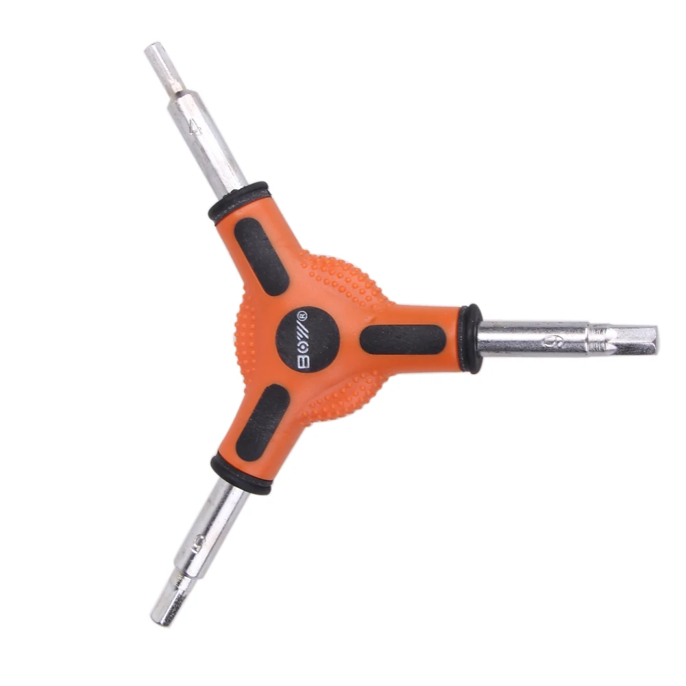 

Multi-Function Mini Pocket Tool Red Bike Bicycle Cycling 3 Way (Y Type) Hex Allen Wrench Tools Size 4 5 6mm