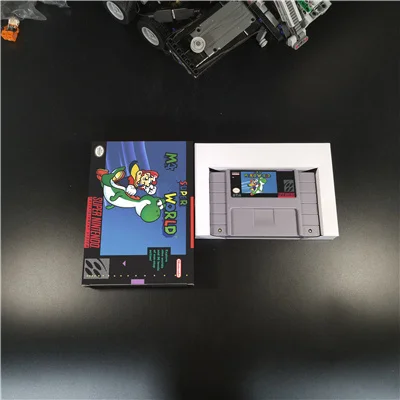 

SuperMario World With Retail Box RPG Game Battery Save USA Version