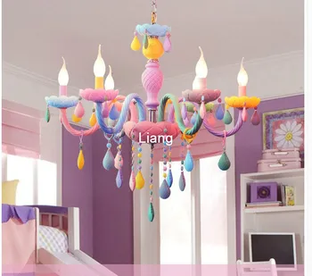 

Free Shipping Colorful Chandelier Lamps Home Decoration Lights For Coffee Shop Wedding Bar Glass Ball Lamp Modern LED Chandelier