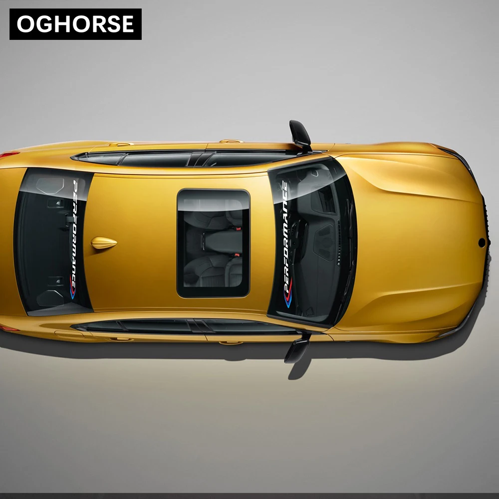 2 Pcs New M Performance Front Rear Windscreen Windshield Window Sticker For BMW X3 X5 X6 Z4 F30 F34 F20 F10 E90 E46 E60 E87 G20