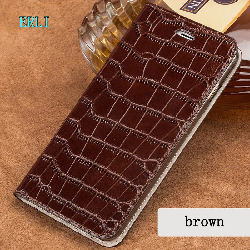 Чехол-книжка из натуральной кожи для телефона Cubot Rainbow Rainbow2 Note s Note plus H2 H3 - Цвет: Brown