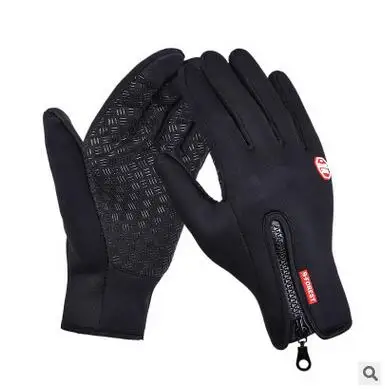 

The Winter Warm Gloves Windproof Outdoor Sports Skiing Touch Screen Glove Hiking Gloves Motorcycle Gloves
