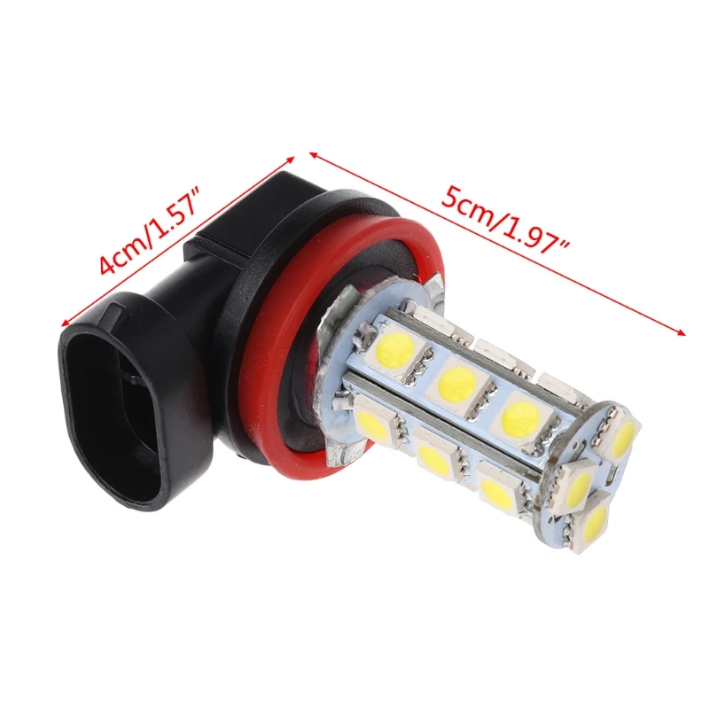 1 шт. H11 H8 H9 18 светодиодный 5050 SMD лампа 12 В Автомобильная дневная противотуманная