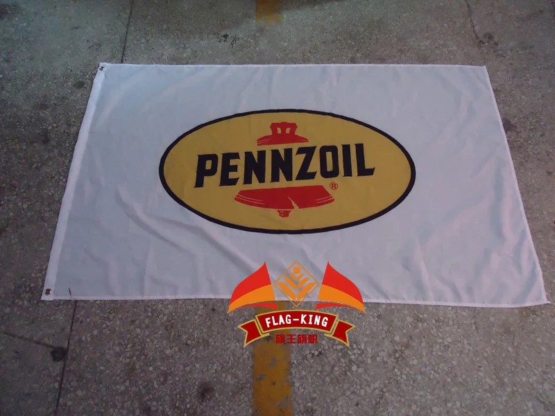 Pennzoil масло Гоночный флаг команды pennzoil 90*150 см из полиэстера flagking бренд | Дом и сад