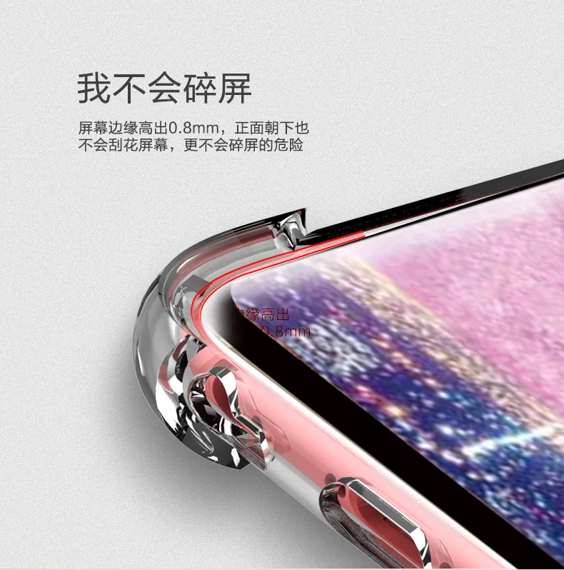Чехол из ТПУ прозрачный Ультратонкий Мягкий для Samsung Galaxy S5 S6 S7 Edge S8 S9 S10 S20 U S10E Plus Note