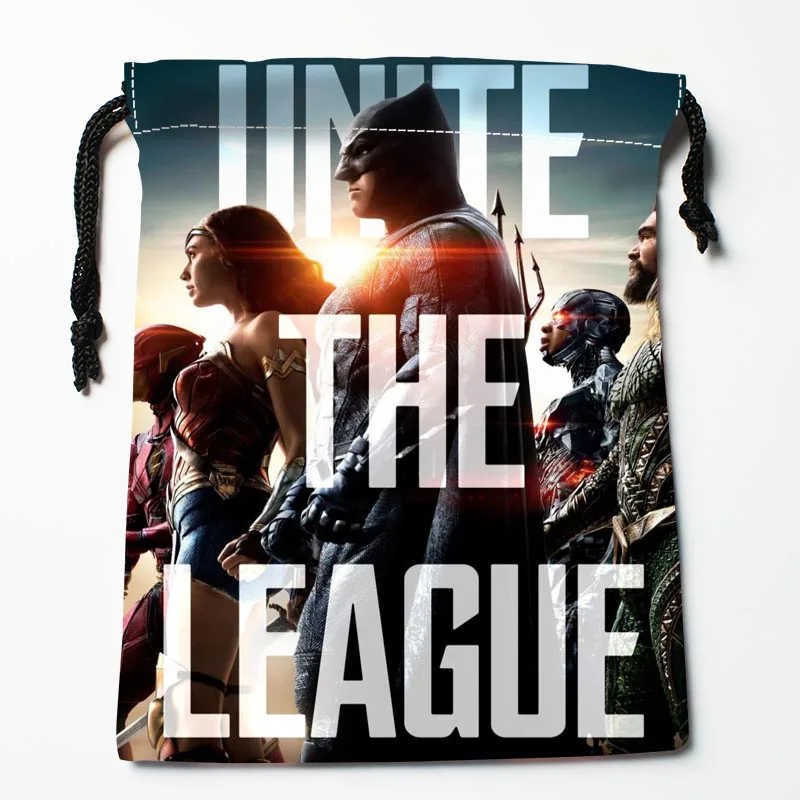 New Arrive Justice League Drawstring Bags Custom Storage Bags Storage Printed gift bags More Size 27x35cm
