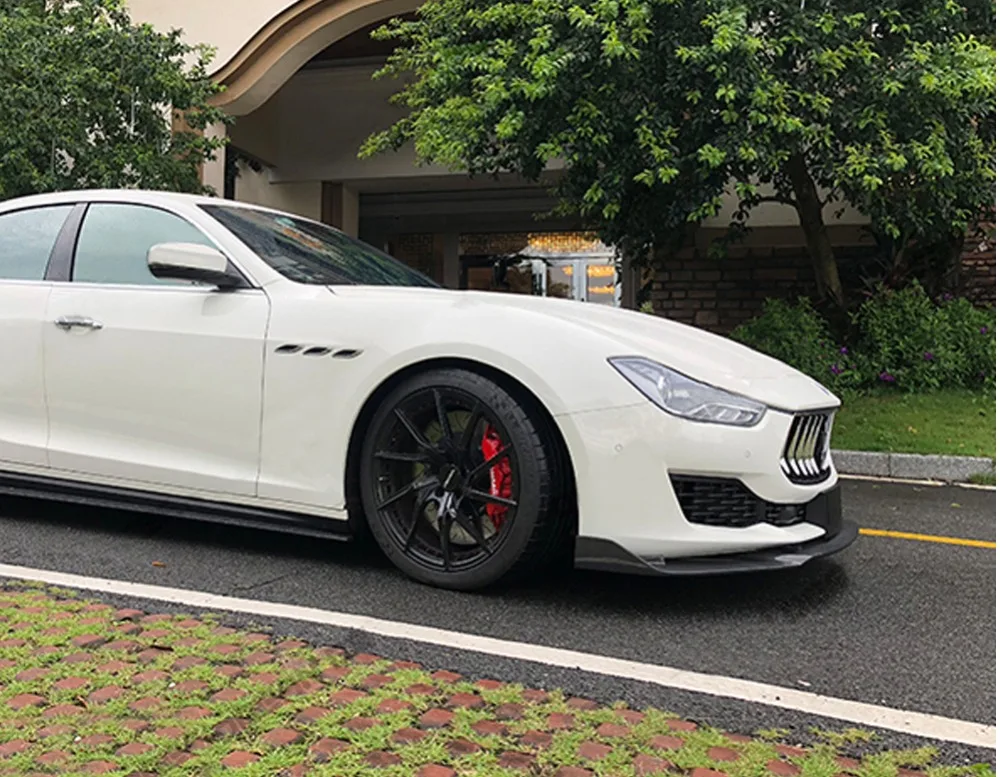 Передний бампер из углеродного волокна передний комплект bodk для Maserati ghilii 18