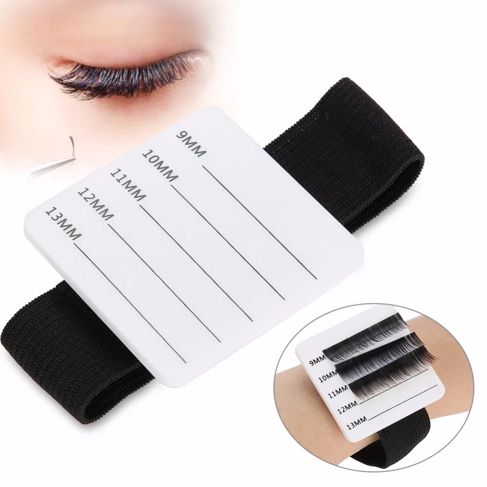 

Eyelash Glue Lift Extension Tile False Eyelash Pallet Stand Holder Palette With Belt Eye lash Glue Extensions Stand Makeup Tool
