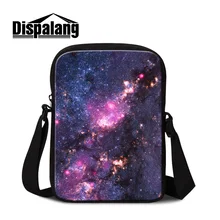 Dispalang, Вселенная, космос, звезда, принт, мужские сумки-мессенджеры, мужская деловая сумка через плечо, высокое качество, мини-женские маленькие дорожные сумки