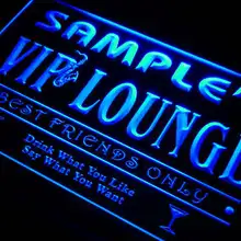 Qi-tm для персонализированного названия VIP Lounge лучшие друзья только Бар Пиво неоновые световые знаки с переключателем вкл/выкл 7 цветов 4 размера