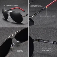 KINGSEVEN Men Vintage Aluminum Polarized Sunglasses Classic Brand Sun glasses Coating Lens Driving Eyewear For Men/Women 2