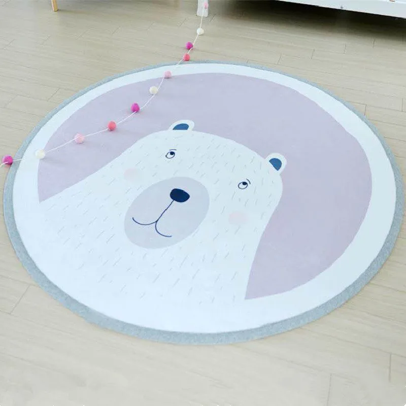 Animais dos Desenhos Letras do Jogo do Bebê Decoração para Casa Animados Coelho Urso Inglês Esteiras Criança Rastejando Cobertor Tapete Estilo Nórdico Crianças Quarto 4 Tapetes de jogo