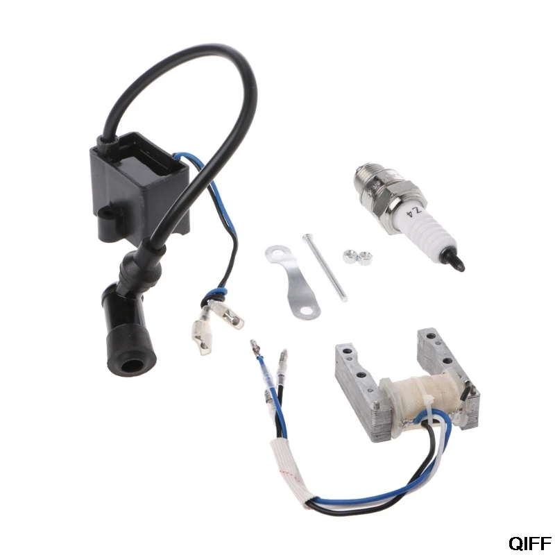 CDI катушка зажигания индуктора для моторизованного 49cc 66cc 80cc двигатель велосипед свечи зажигания May06