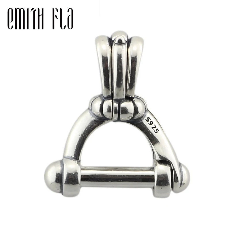 

925 Sterling Silver Retro Designer Pendants fit Original European Necklace Jewelry Making Women Vintage DIY Jewelry Accessory