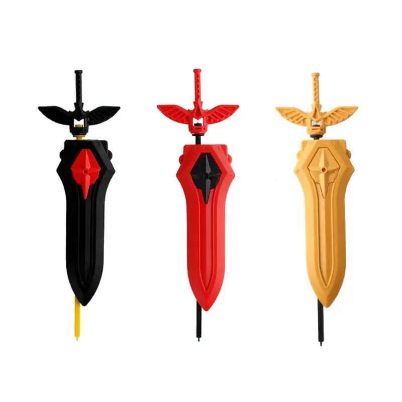 

1Pc Two Way Pull Rod Launcher Gyro Transmitter Emitter Burst Gyroscope Toy for Children Kids Toy Holiday Gifts-random color