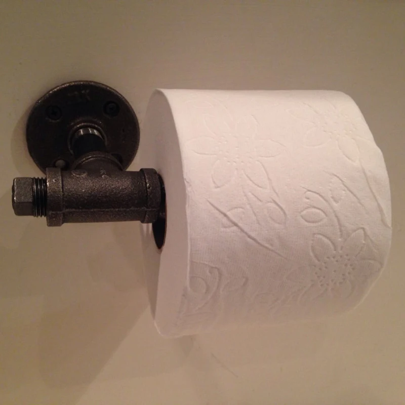 Горячая настенный держатель для туалетной бумаги промышленные антикварные аксессуары для ванной комнаты WC/вешалка для кухонных полотенец держатель рулона бумаги Z24