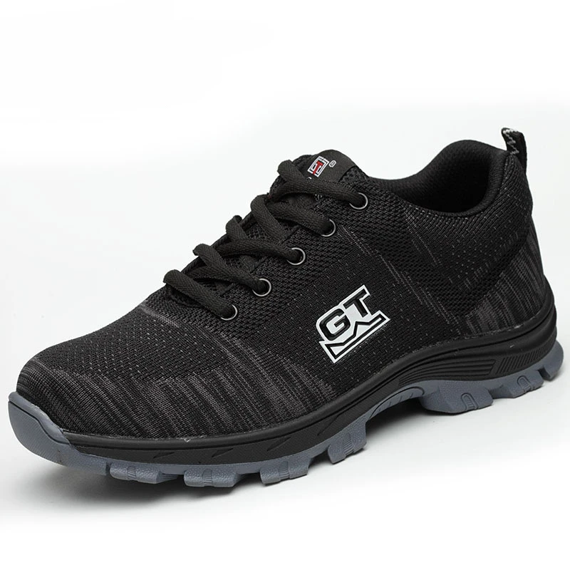 Outdoor Safety Shoes Steel Toe Men's Breathable MeshMen Industrial & Construction Puncture Proof Work Shoes Plus Size