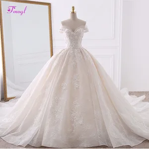 Vestido de Noiva Appliques Lace Flowers Princess Wedding Dresses 2019 Sweetheart Neck Pearls Royal Train Ball Gown Bridal Dress Vestido de Noiva Appliques Lace Flowers Princess Wedding Dresses 2019 Sweetheart Neck Pearls Royal Train Ball Gown Bridal Dress