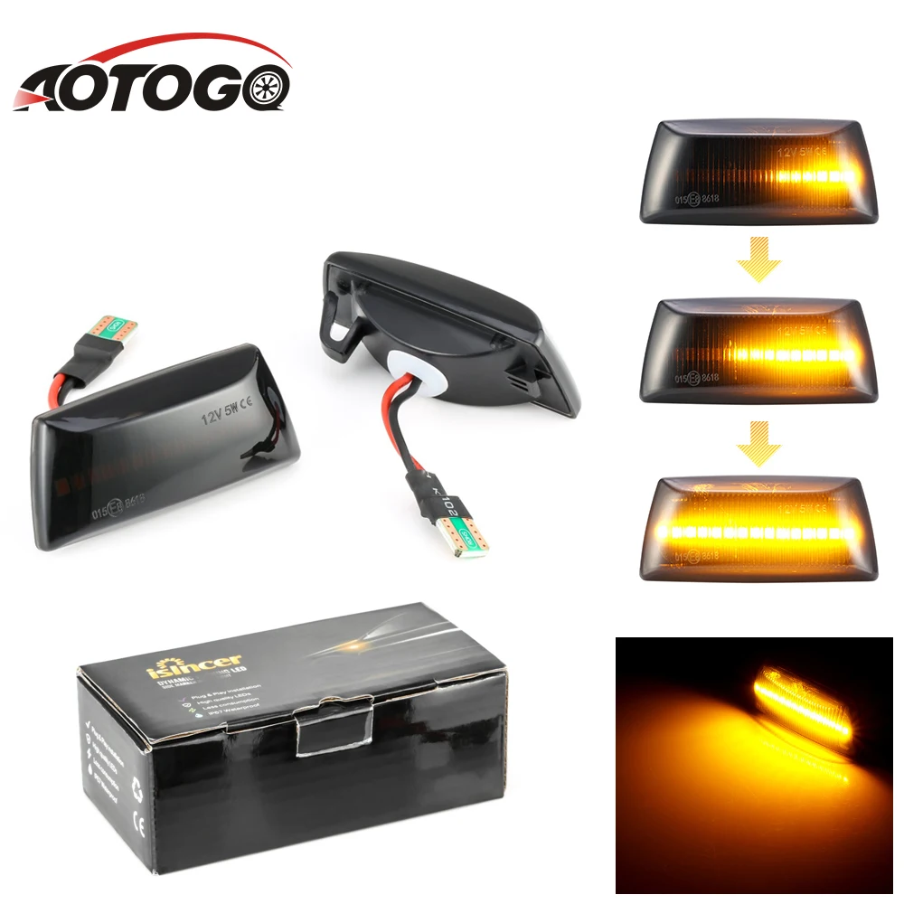 

2pcs Dynamic Side Marker Turn Signal Light Sequential Blinker For Opel Insignia Astra H Zafira 2005 Corsa D For Chevrolet Cruze