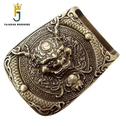 FAJARINA New Unique Design Many Models Options Solid Brass Buckle Only for 3.6-3.9cm Width Belt Buckles Men Free Shipping BCK027 FAJARINA New Unique Design Many Models Options Solid Brass Buckle Only for 3.6-3.9cm Width Belt Buckles Men Free Shipping BCK027