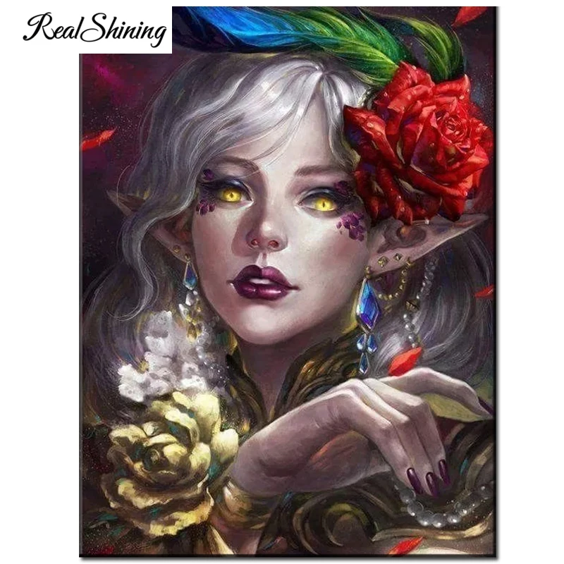 rose woman halloween scenery 999