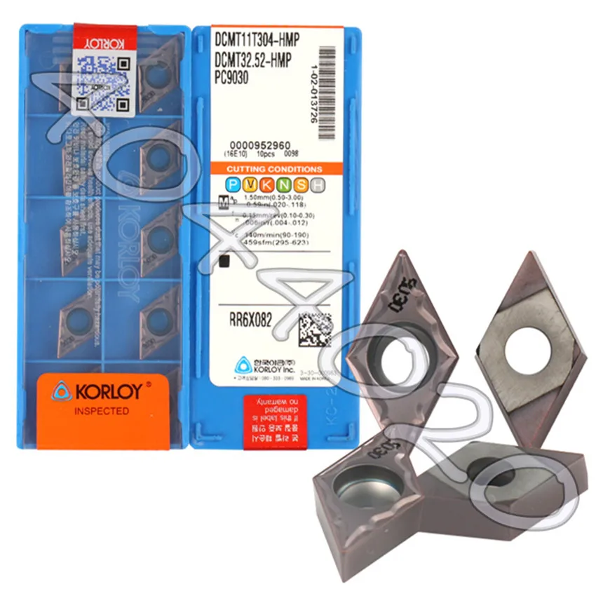 KORLOY DCMT11T304 HMP PC9030 DCMT32.52 10 шт качественные товары новые оригинальные|Токарный