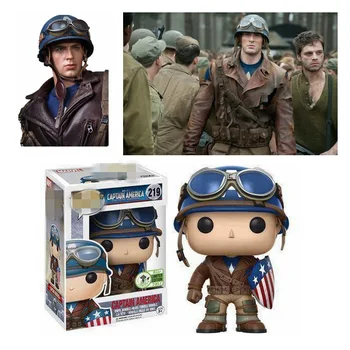 

Captain America Vinyl Figure Exclusive Official Emerald City Comic Con WWII Limited Edition Collection Model Toy Gifts