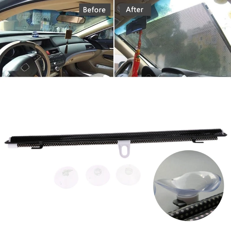 

High Quality 1 Pc Universal Side Window Auto Car Sun shade Curtain Sunscreen Roller Blinds 50x125cm Hot New
