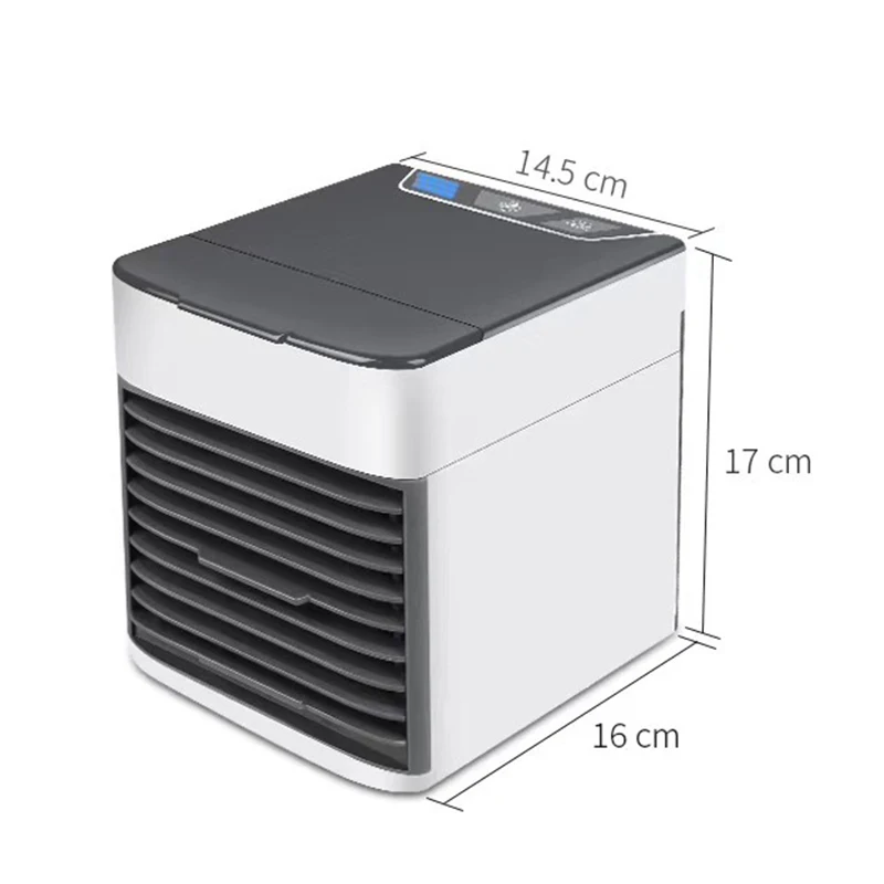 

New Generation 2019 Desktop Air Cooler Fan USB Air Personal Space Cooler LED Portable Air Conditioner Device 3 level Cool Wind