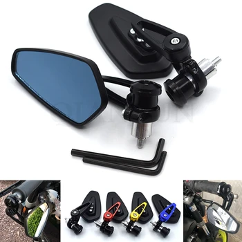 

Universal black 7/8'' 22mm motorcycle side mirror handlebar end mirror for Honda CBR250R CBR300R CB300F CBR500R CB500F CBR600RR