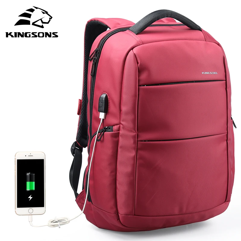 

Kingsons 15.6 inch Function Multi-functional Laptop Backpack Men Women's Travel Bag Business Leisure Backpack School Bags