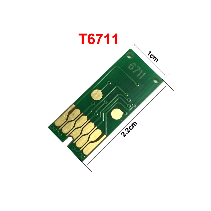 Новый одноразовый флэш-чип для Epson T6711 флэш-памяти/флэш-карта памяти 7110DTW 7610 |