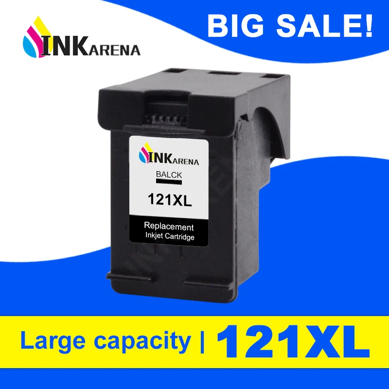 121XL заправленный чернильный картридж Замена для HP 121 XL Deskjet F4283 F2423 F2483 F2493 F4275 D1660 D1663