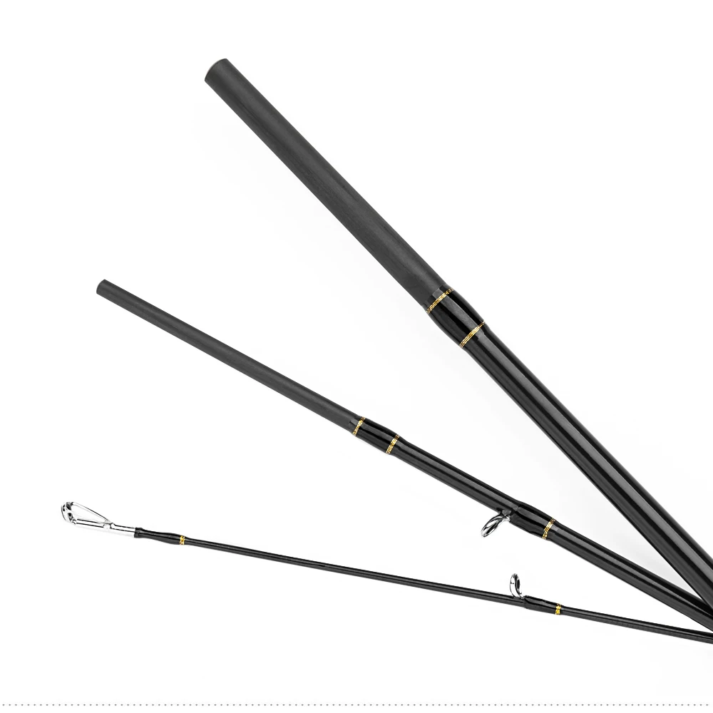 Vara de Pesca Johncoo Corcel Carbono Fiação Fundição Viagem Haste 2.1m 2.4m 2.7m 4 Seção m Power 5-20g Ação Rápida Ponta Sensível 12 fundição viagem haste 2.1m 2.4m 2.7m 4