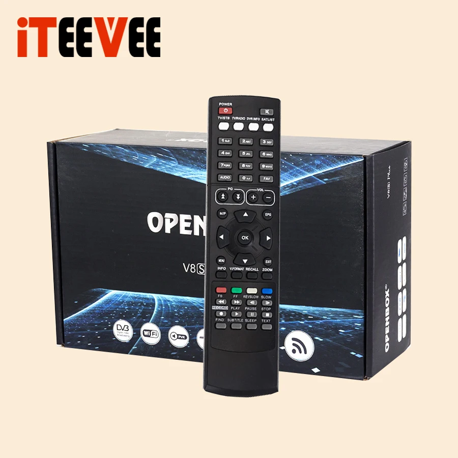 2 шт. iTEEVEE Openbox V8S плюс цифровой спутниковый ресивер AV USB Wifi веб-ТВ Biss ключ 2xusb Youporn CCCAMD NEWCAMD DVB-S2 S2