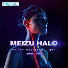MEIZU Bluetooth 4,1, вставные стерео светящиеся наушники, светящиеся наушники, ночная светящаяся гарнитура, спортивные наушники с микрофоном