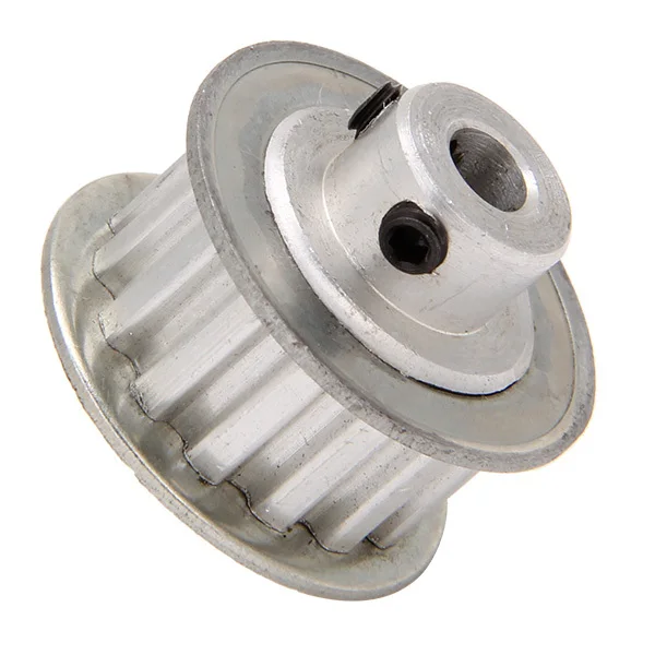 

XL Type 5mm 15 Teeth Aluminum Timing Belt Pulley Sides With Ribs