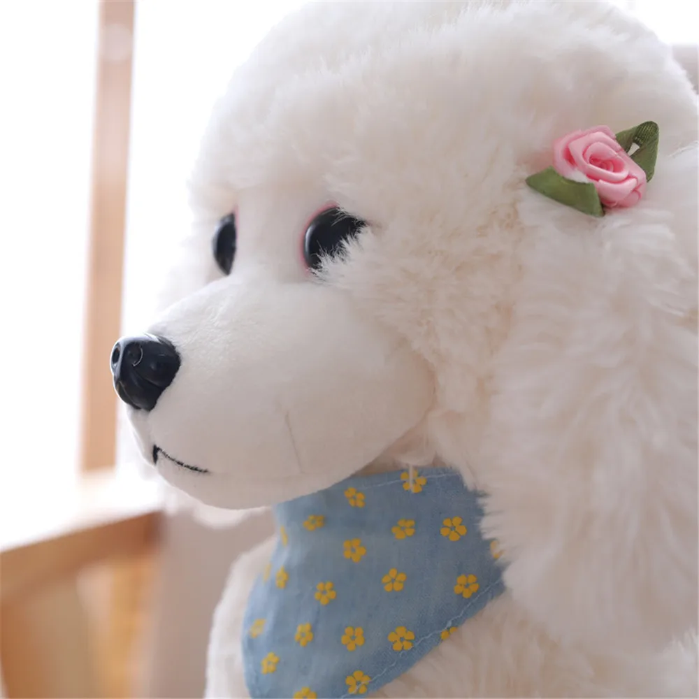 Fancytrader Pop Plush Anime Poodle Toys Kids Gift Soft Stuffed Cuddly Animals Dogs Doll 40cm 16inch6