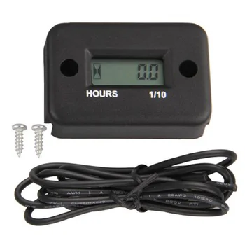 

Portable Digital Tach Hour Meter Gauge LCD for 4 Stroke Gas Engine Panel Hour ATV Motorcycle Instruments Bike Car Accessories