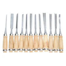 Professional 12Pcs/set Wood Carving Chisel Hand Chisel Tool Set Woodworking Carving Chisels DIY Tools and Detailed Hand Tools