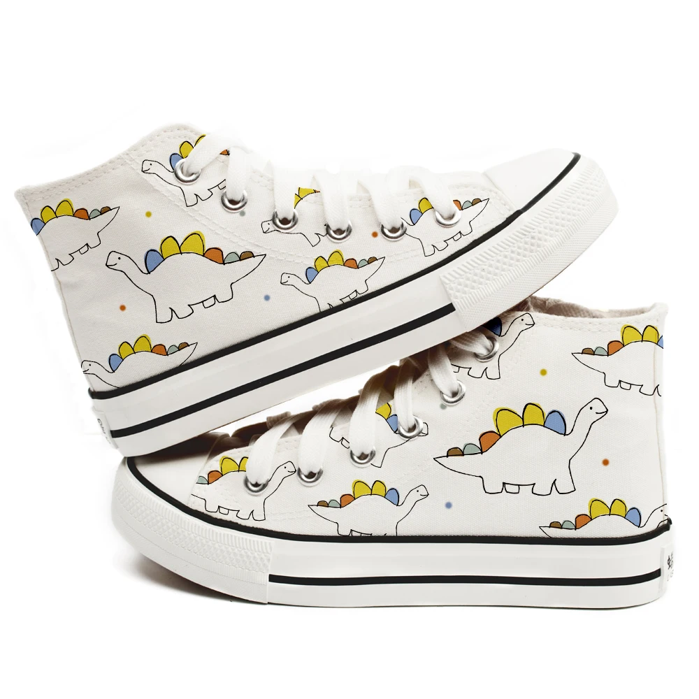 dinosaur canvas shoes