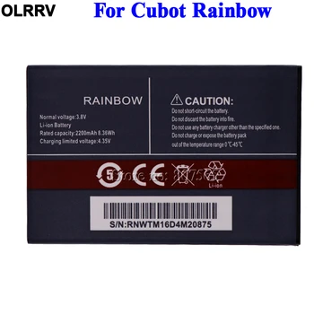 

20PCS/LOT For Cubot Rainbow Battery 2200mAh High Quality