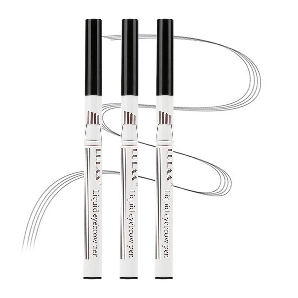 LULAA Four Heads 24H Lasting Eyebrow Enhancer Pencil Make up Waterproof Tint 3 Colors Eye Brow pen maquiagem Cosmetics TSL2M LULAA Four Heads 24H Lasting Eyebrow Enhancer Pencil Make up Waterproof Tint 3 Colors Eye Brow pen maquiagem Cosmetics TSL2M