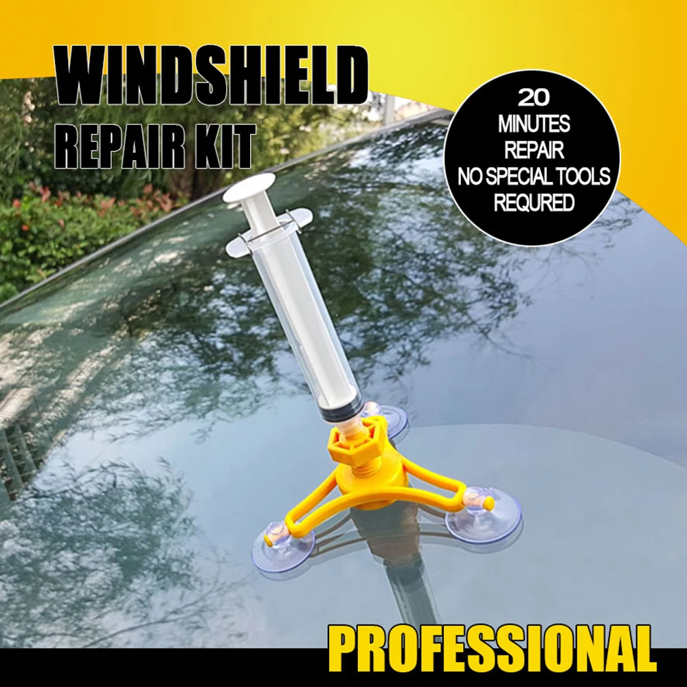 

DIYWORK DIY Car Glass Repair Tool Auto Maintenance Sets Windshield Repair Kit Car-Styling