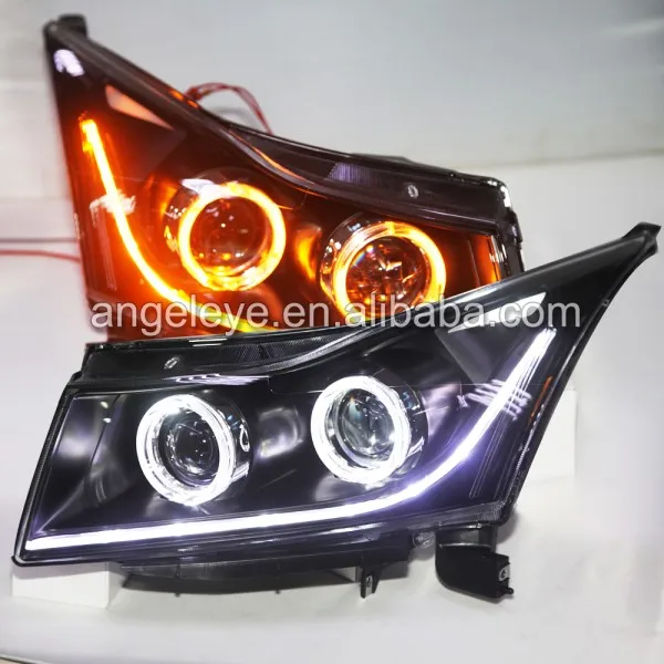 

For CHEVROLET Cruze 2009-2013 Year LED Angel Eyes Head Light LED Double Color JC
