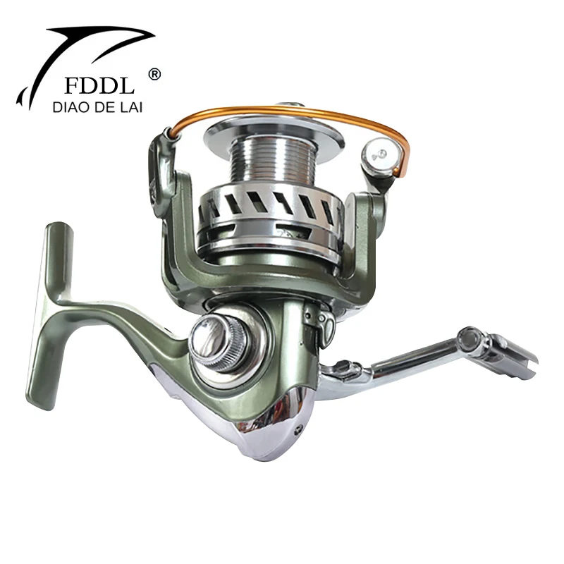 

Metal 12+1BB Fishing Reel Spinning 4.7:1/5.2:1 Saltwater Carp Spinning Reel Fshing Far Throwing Wheel 1000-7000 Exchange Handle