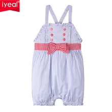 IYEAL Baby Girl Rompers Summer Fashion Cotton Striped Strap Jumpsuits Newborn Clothes Infant Outfits Roupas de Bebes