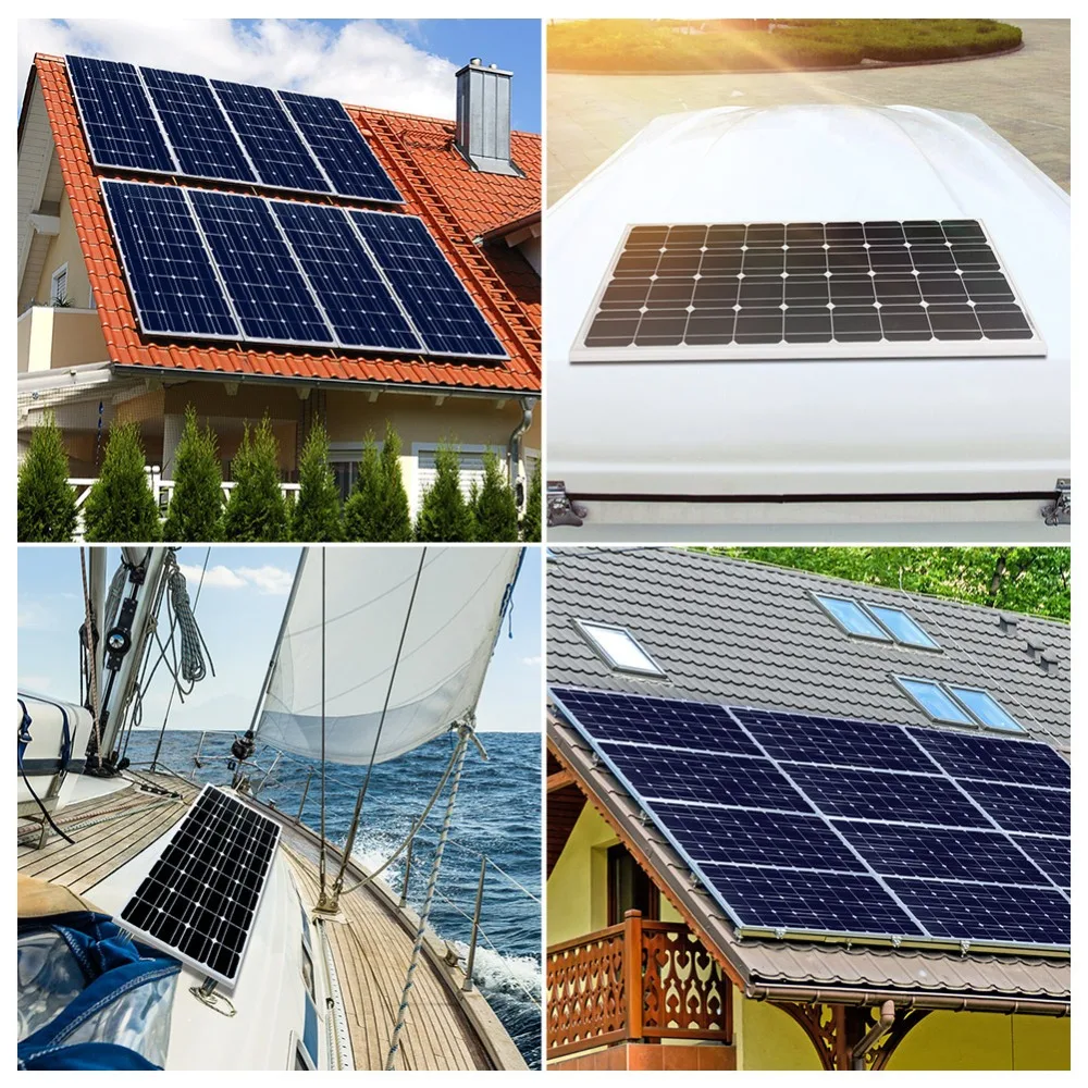 Dokio Marca Painel Solar China 100w Silício Monocristalino 18v Celulas Solares Silicio Qualidade Superior Bateria Carregador - Image 6