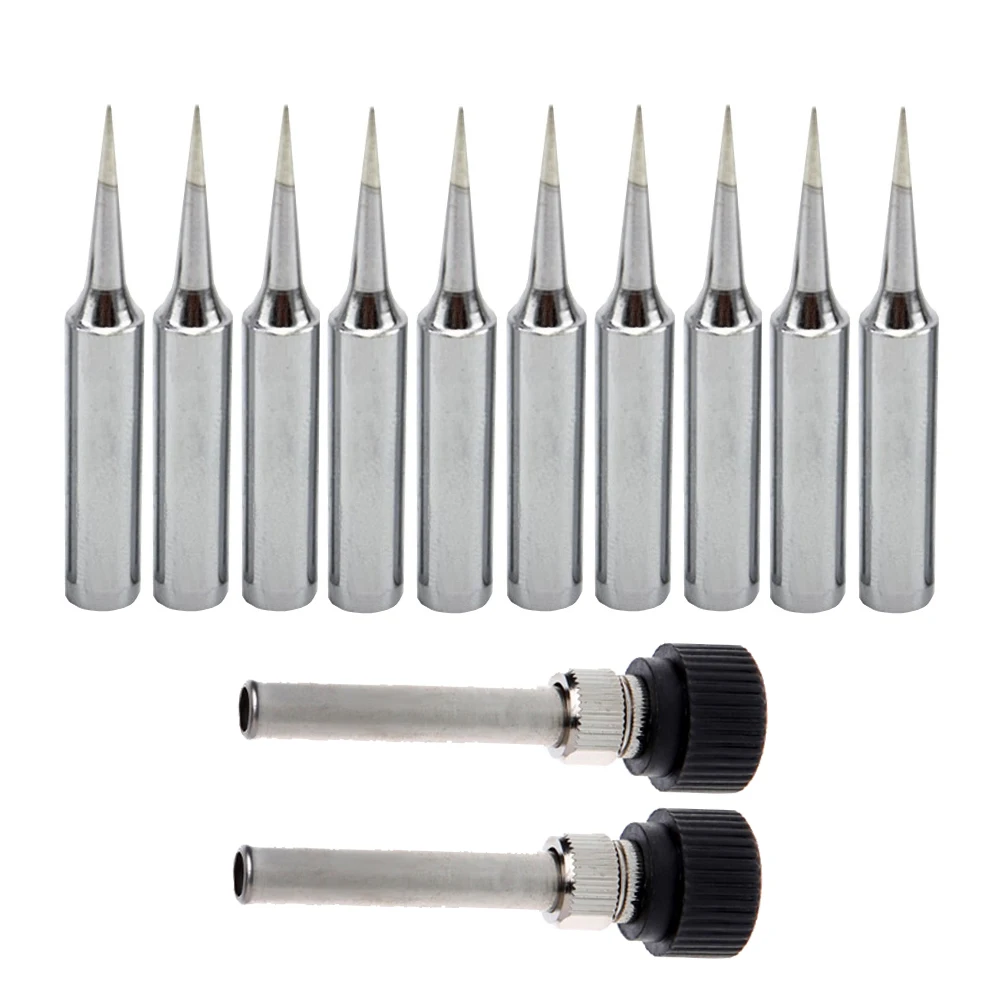 10PCS Soldering iron head + 2PCS Casing Suit 900M-T-I Lead-Free Environmental Protection Soldering Iron Head For Soldering 10PCS Soldering iron head + 2PCS Casing Suit 900M-T-I Lead-Free Environmental Protection Soldering Iron Head For Soldering
