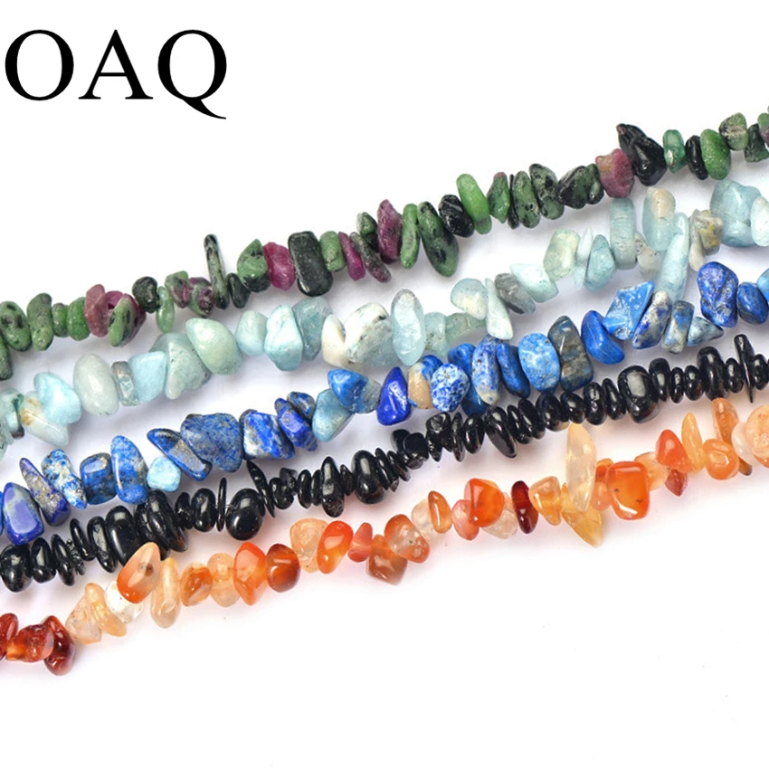 

4x7mm Carnelian Schorl Lapis lazuli Natural Stone Beads Amorphous Gravel Spacer Beads For Jewelry DIY Beads Wholesale